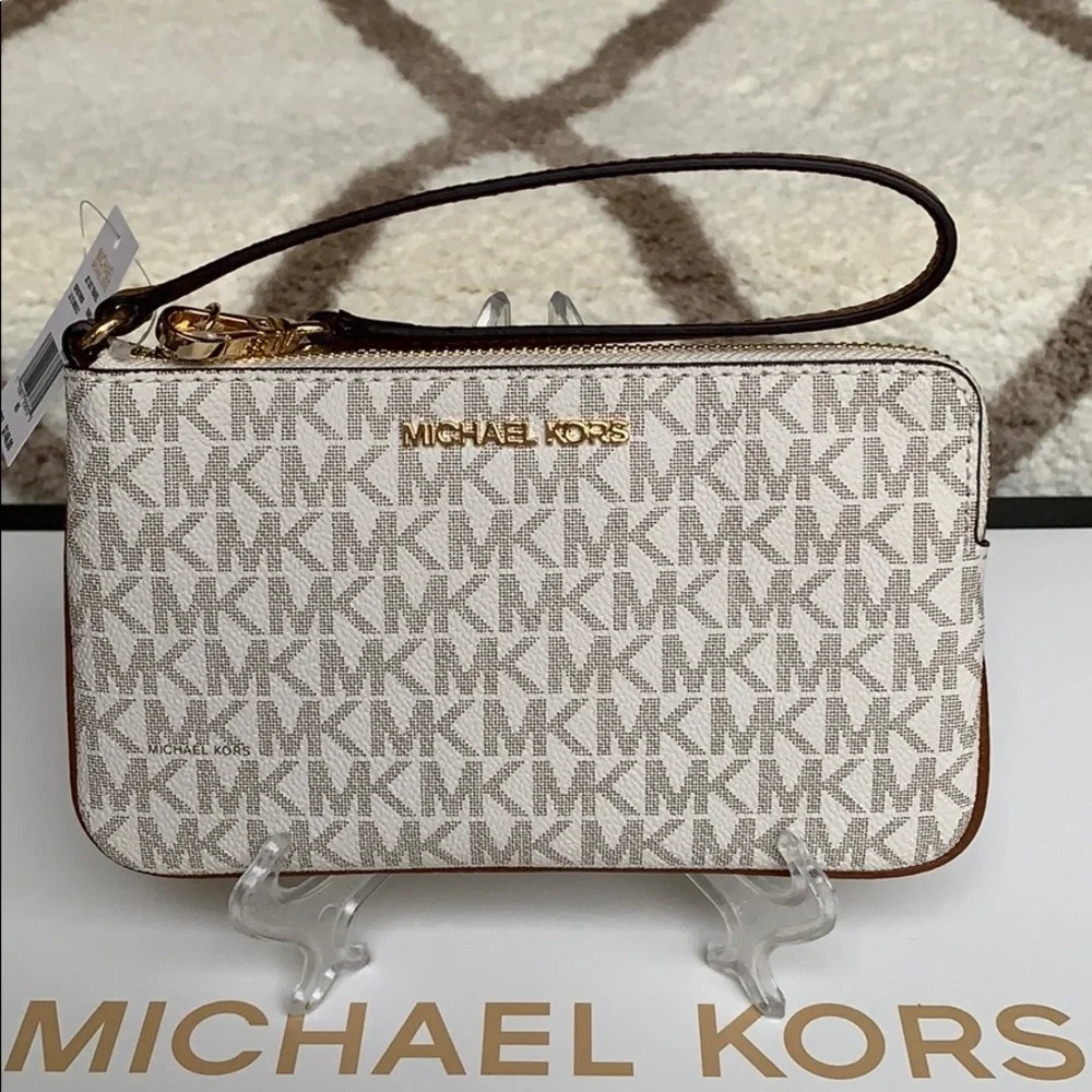 Michael Kors Jet Set Travel Lg Top Zip Wristlet